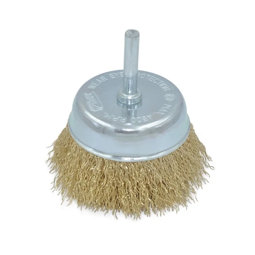 Щітка торц. гофр/риф 75мм з стерж WE107975/7132382