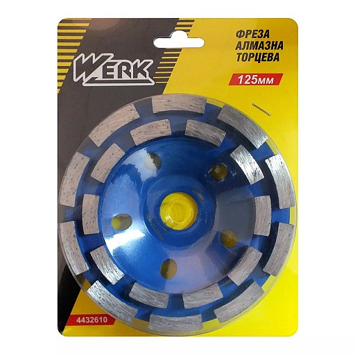 Фреза алмазна 125*22,23  WERK  WE110131