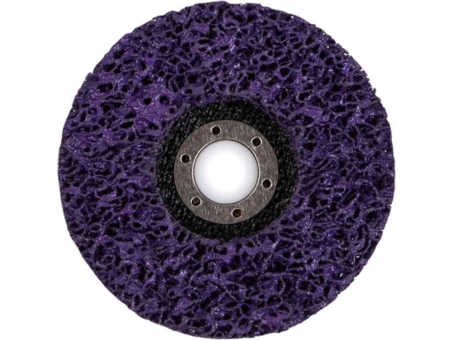 Диск зачисний 125мм, нейлон. жорстк (фіол.) 17-851