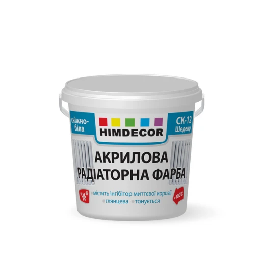Фарба д/радіат. Shedevr СК-12 1л 0,75кг