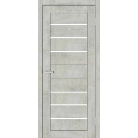 Двері ПВХ ТМ DOORS C034G  бетон світлий+кор+нал