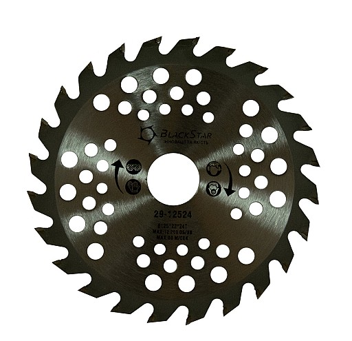 Диск пил 125 (24Z, 22мм) BlackStar 29-12524
