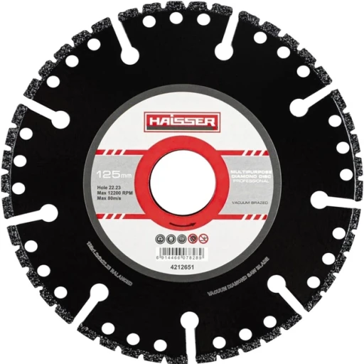 Диск ал. HAISSER multip 125 1.2*3*22.23 4212651