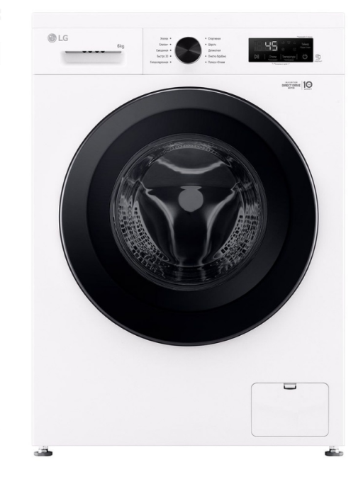 Пральна машина LG F2Y1NS6W 6кг, інверторна