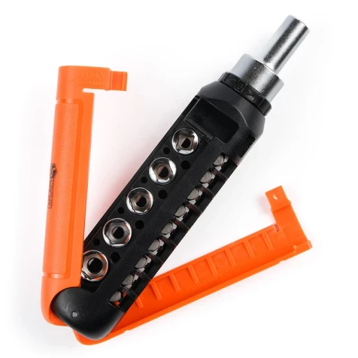 Викрутка змінні насадки реверс  15шт.POLAX 51-046