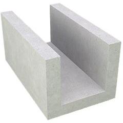 Газоблок 30*20*50 U блок