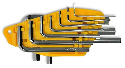 Набір ключів імбусових 10шт 1.5-10мм 49-110