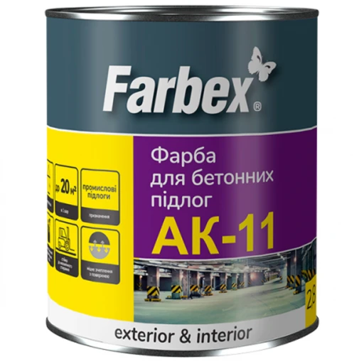 Фарба для бет. підлог АК-11 FARBEX сіра 2,8кг