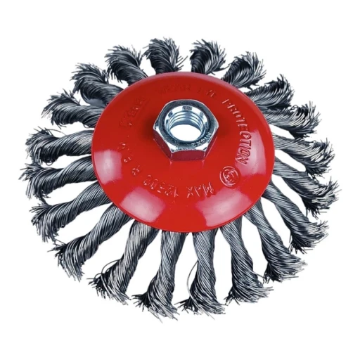 Щітка конусна 115мм M14 плет. проволока  WE7132642