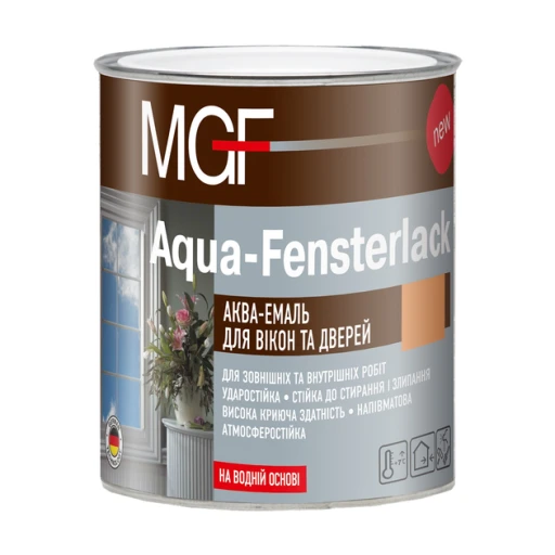Фарба д/вікон і дверей MGF Agua-Fensterlack 2.5л
