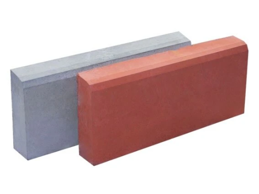 Бордюр 50*20*4 тонкий червоний