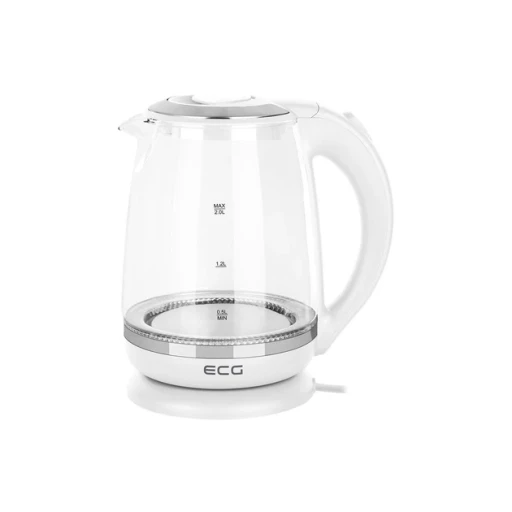 Електрочайник ECG White Glass  RK2020