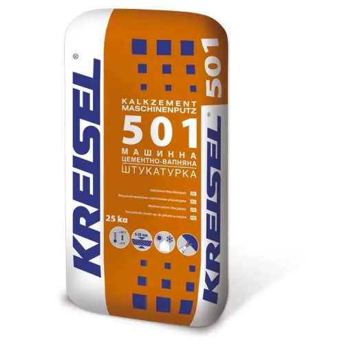 Штукатурка KREISEL 50 вапн.-цементна машинна 25кг