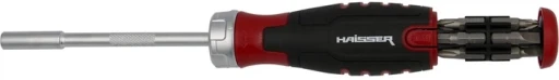 Викрутка з тріскачкою/бітами 12в1 HAISSER 49137