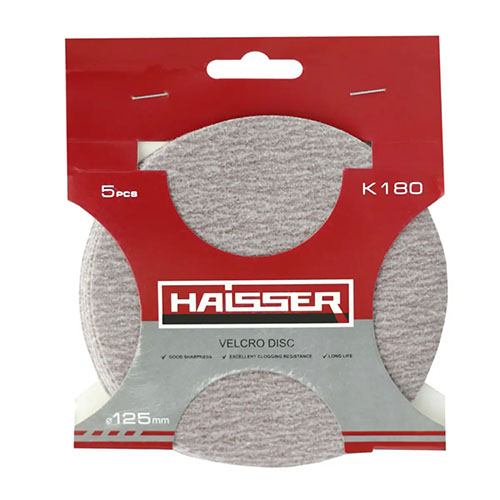 Диск шліфув.самокл  HAISSER 125мм к180  5315315