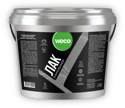 Лак панельний WECO глянець 1л