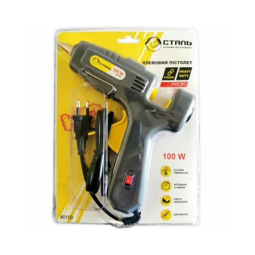 Пістолет клейовий профі  100Вт  80150