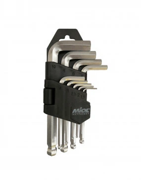 Набір шестигран. 56-405  9шт 1,5-10мм Міол