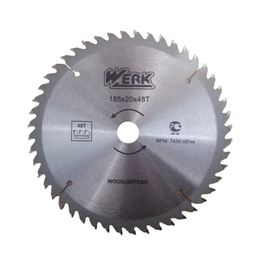 Диск пил 185 (48Т 20мм) WERK 4332647