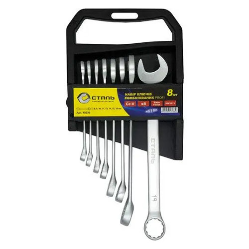 Набір ключів комбінованих 6шт. сталь 69209/48036