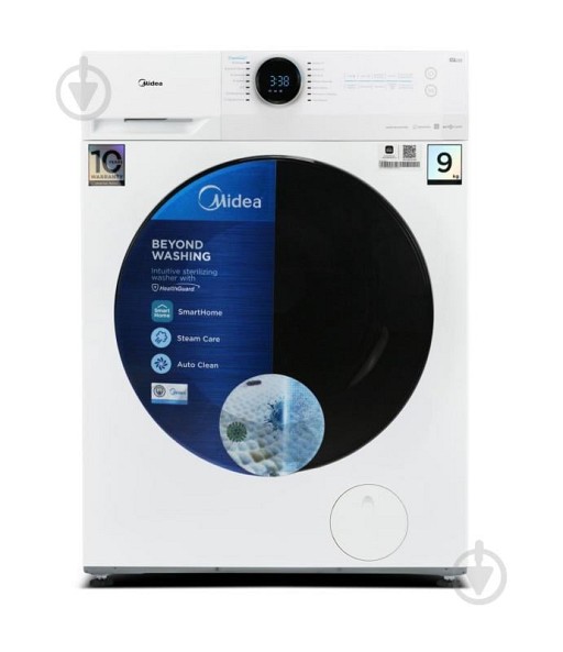 Пральна машина Midea MF200W90WB-/W UA 9кг інвент.