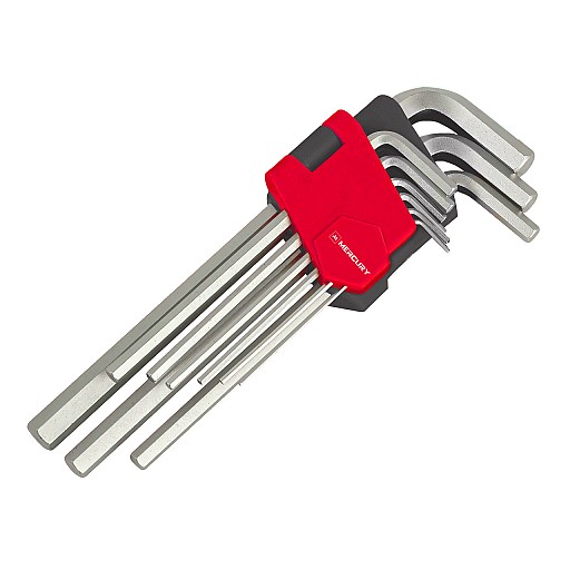 Набір шестиг.ключів 9шт подов 1,5-10Mercury 06-104