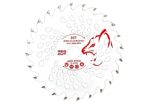 Диск пил 180*22*30Z Red Cut 35-40080