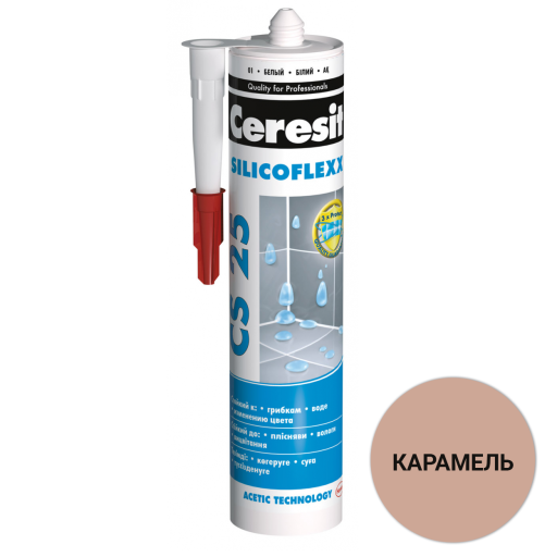 Силікон/шов Ceresit CS25 сантех.карамель№46 280мл.