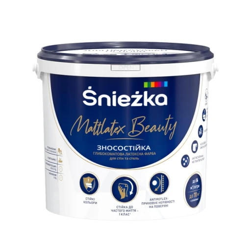Фарба в/е Снєжка Mattlatex Beauty 5л. латекс.