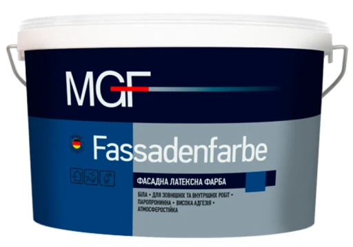 Фарба MGF Fassadenfarbe в/е латекс 1.4кг 010