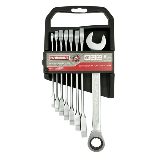 Набір ключів комбінов. з тріск. 8шт.HAISSER 48484