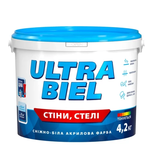 Фарба в/е Снєжка ULTRA BIEL 3л (4,2кг)