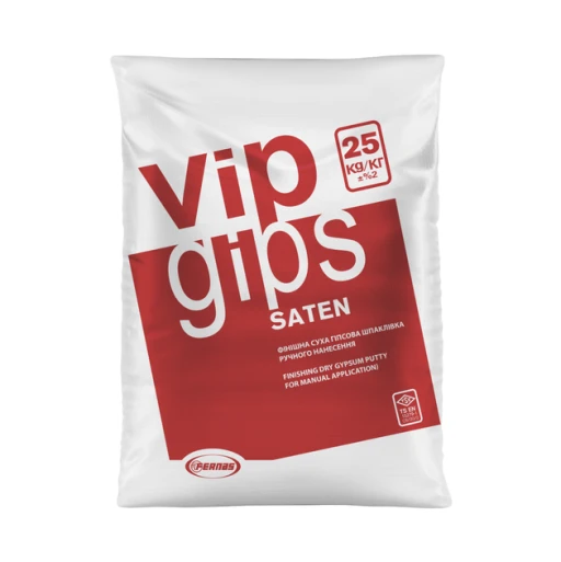 Сатенгіпс vip gips фініш 25кг. 54пал.