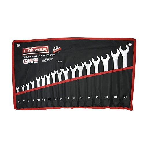 Набір ключів комбінованих 17шт.HAISSER 48480