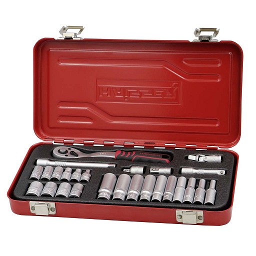 Набір головок і насадок торц. 26од. HAISSER 70194