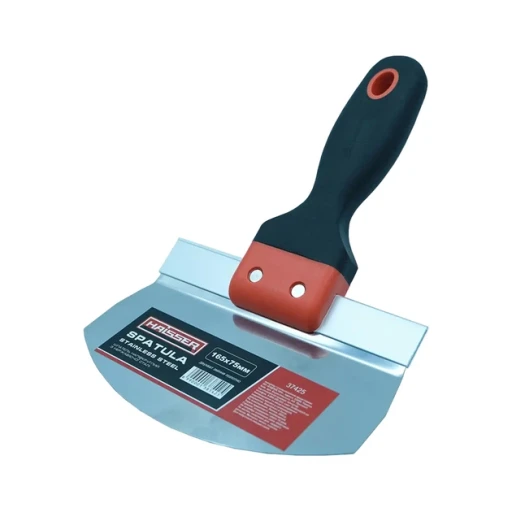 Шпатель напівкругл. нерж.стал 165*75 HAISSER 37425