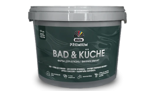 Фарба DUFA Bad&Kuche P112 1л д/кухонь,ванн. кімнат