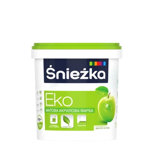 Фарба в/е Снєжка Еко Сніжнобіла 1л (1,4кг) А
