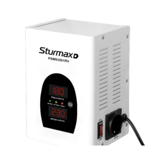 Стабілізатор напруги Sturmax  PS93501RV 500ВА