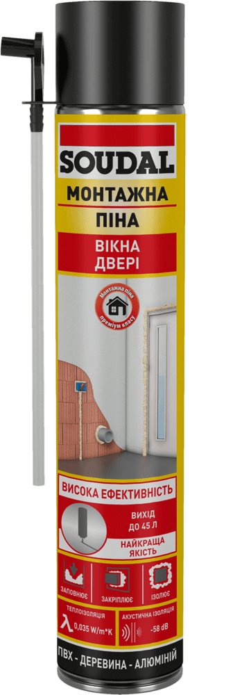 Піна  SOUDAL монтажна 750мл
