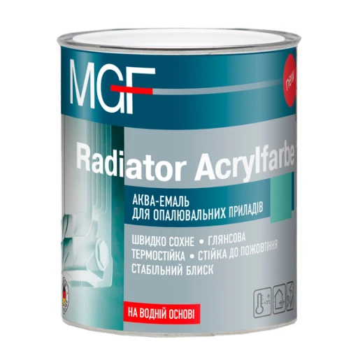 Фарба д/радіат. MGF Radiator Acrylfarbe 0.75л